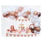 Globos ballonnen boog set rose goud