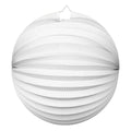 Globos papieren lantaarn rond wit, 25cm