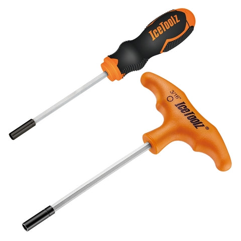 Icetoolz spaaknippelsleutelset 12a5 voor 3 16 (zeskante) nippels