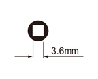 Icetoolz spaaknippelsleutels 12d5 voor 3,6mm (vierkante) nippels
