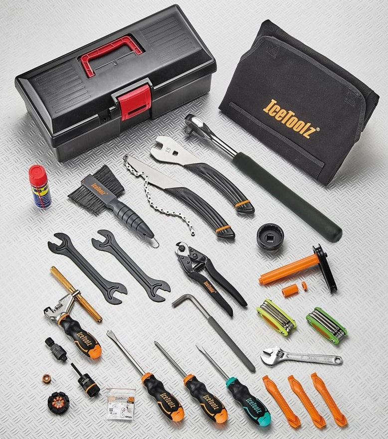Icetoolz gereedschapkoffer pro shop, 23 stuks 46-delig, 85a7
