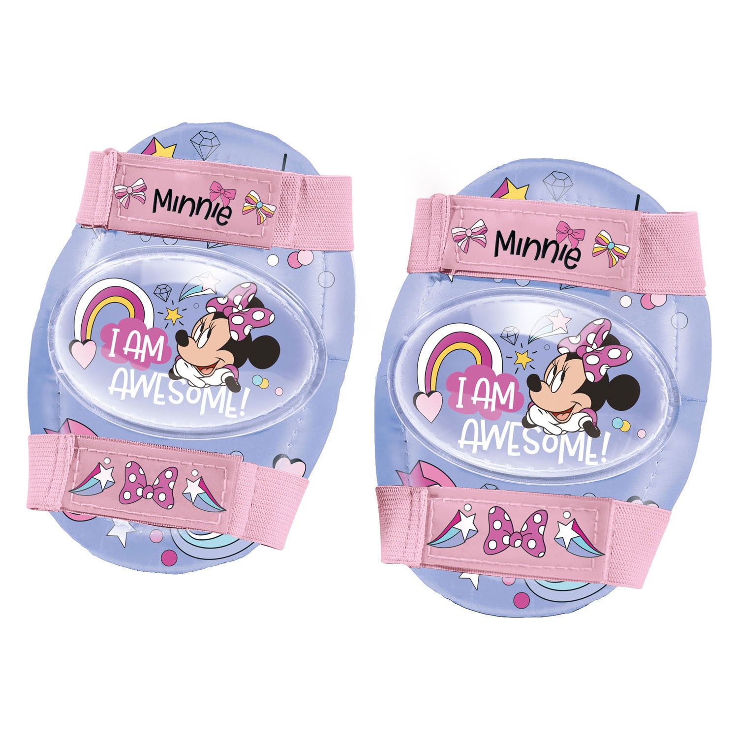 Mondo disney minnie rolschaatsen met beschermset