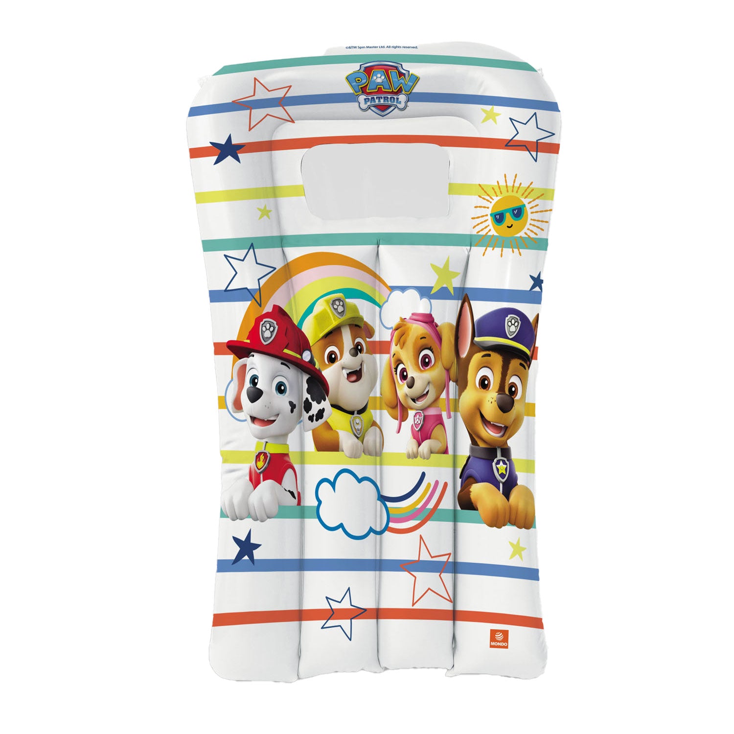 Mondo opblaas bodyboard paw patrol, 50x75cm