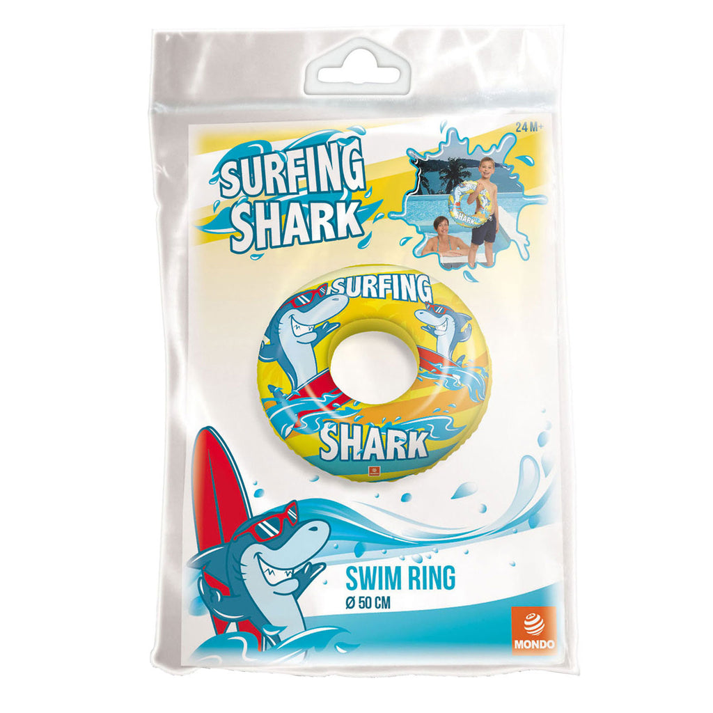 Unice toys mondo zwemring surfing shark, 50cm