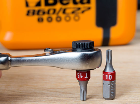 Beta Ratelsleutel Tools 860 C27 met schroefbitset 27 delig in box