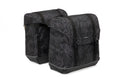 Newlooxs New Fietstas Alba Double Waterafstotend Polyester MIK Bagagedrager Zwart Groen Zand