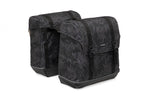 Newlooxs New Fietstas Alba Double Waterafstotend Polyester MIK Bagagedrager Zwart Groen Zand