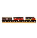 Bigjigs houten cn trein,5dlg