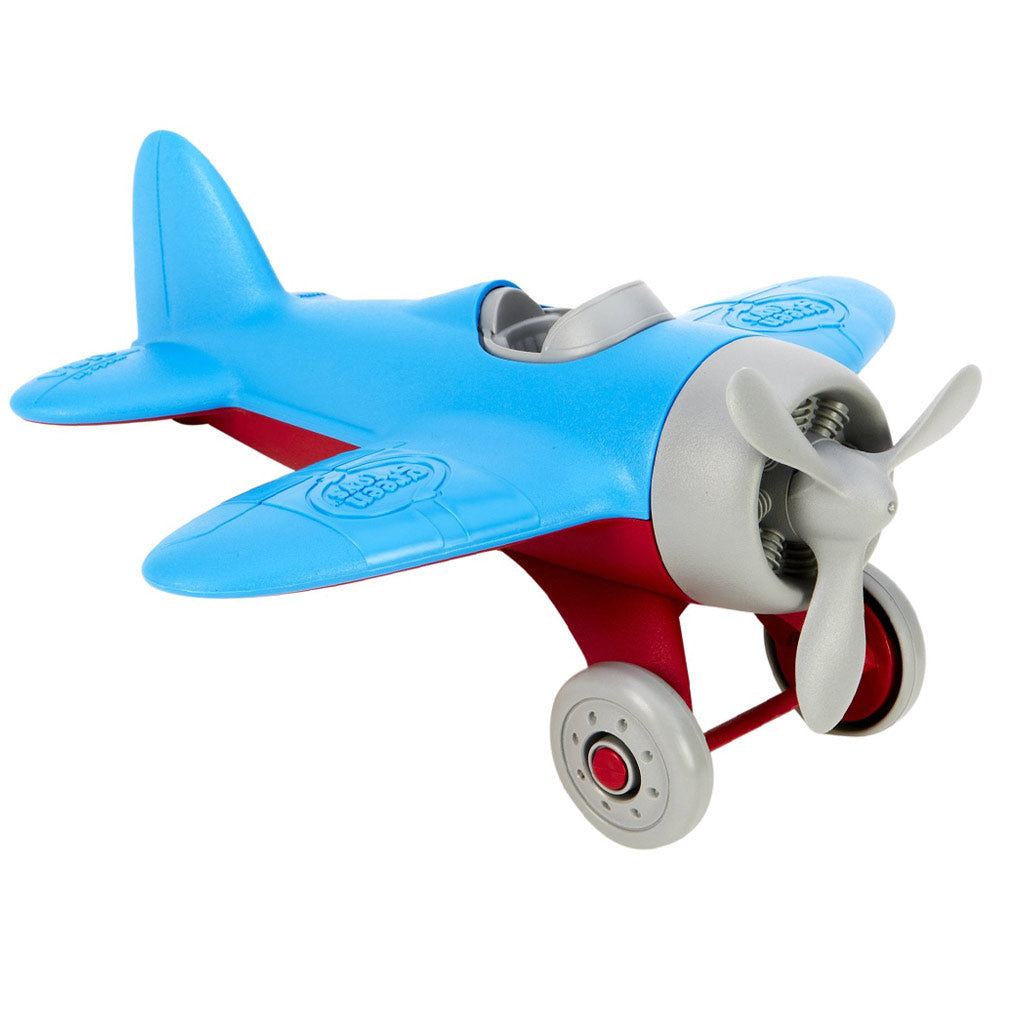 Green toys vliegtuig - blauw - gerecycled plastic