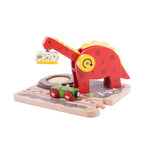 Bigjigs houten dino kraan