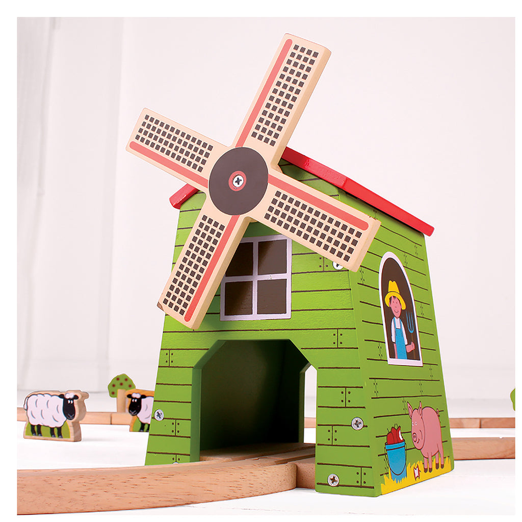 Bigjigs houten windmolen