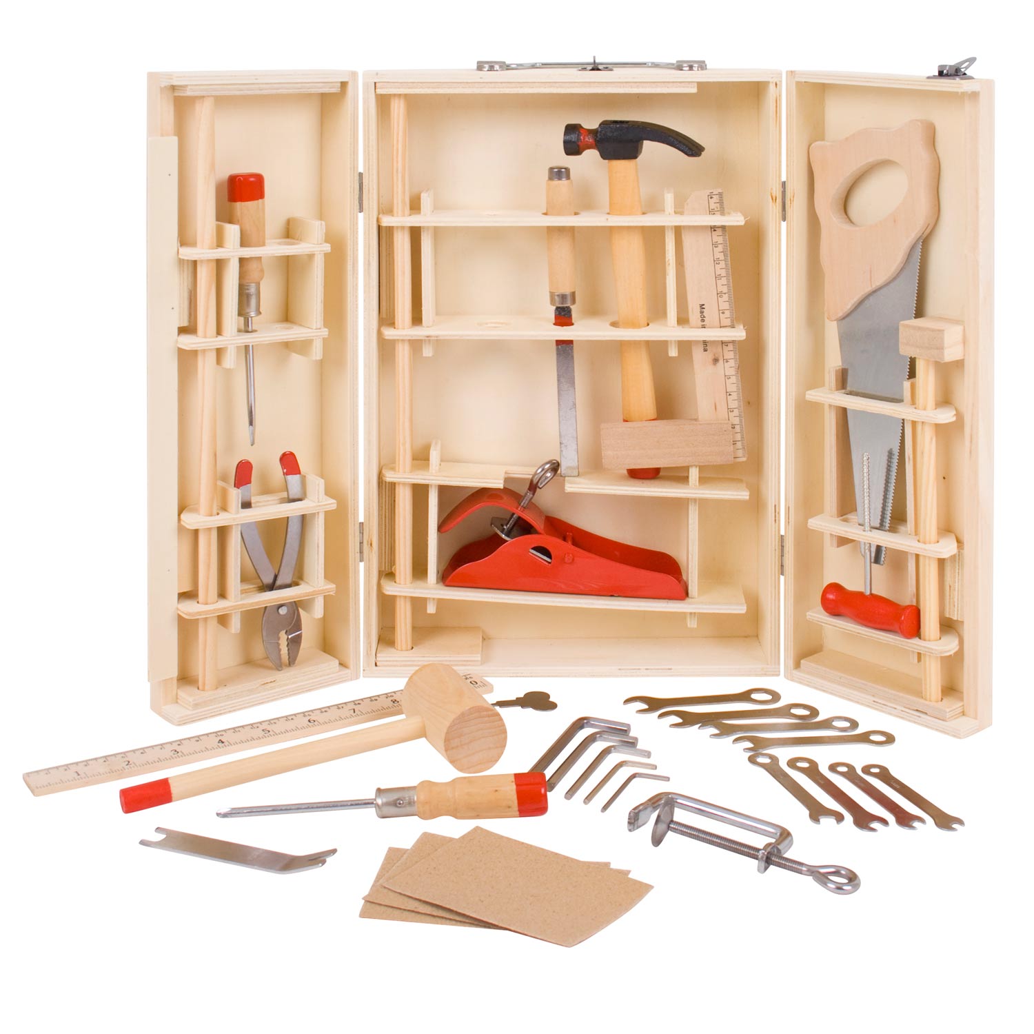 Bigjigs gereedschapskist, 28dlg.