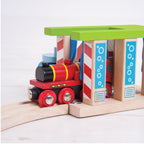 Bigjigs houten rails - wasstraat voor treinen