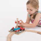 Bigjigs houten rails - gravel kraan