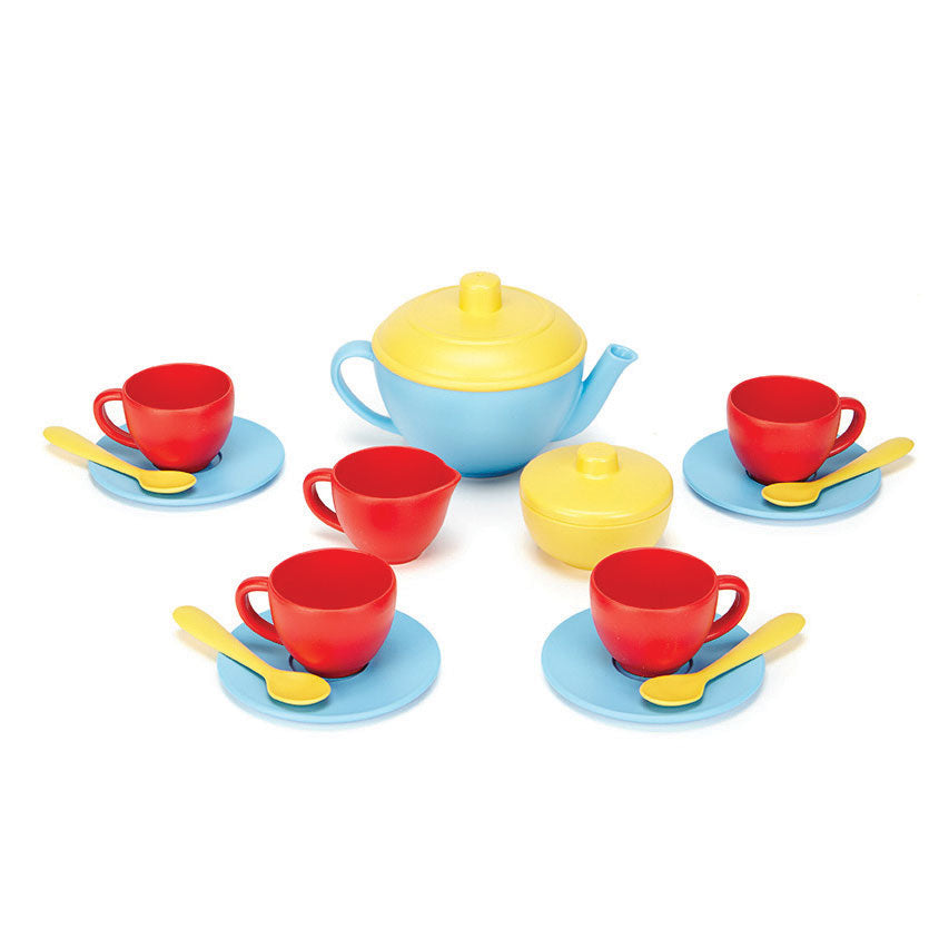 Bigjigs green toys theeset, 17dlg.