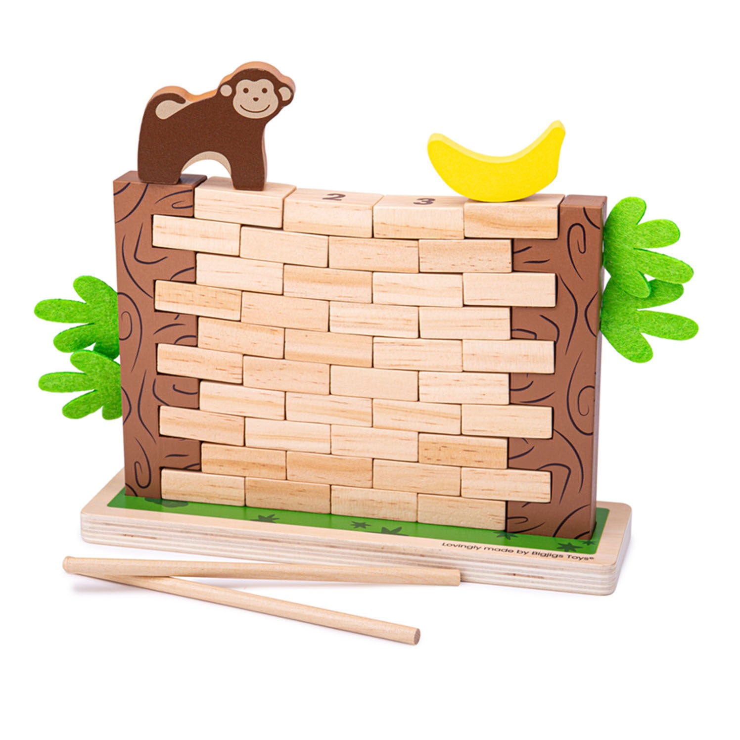 Bigjigs houten kinderspel jungle crash