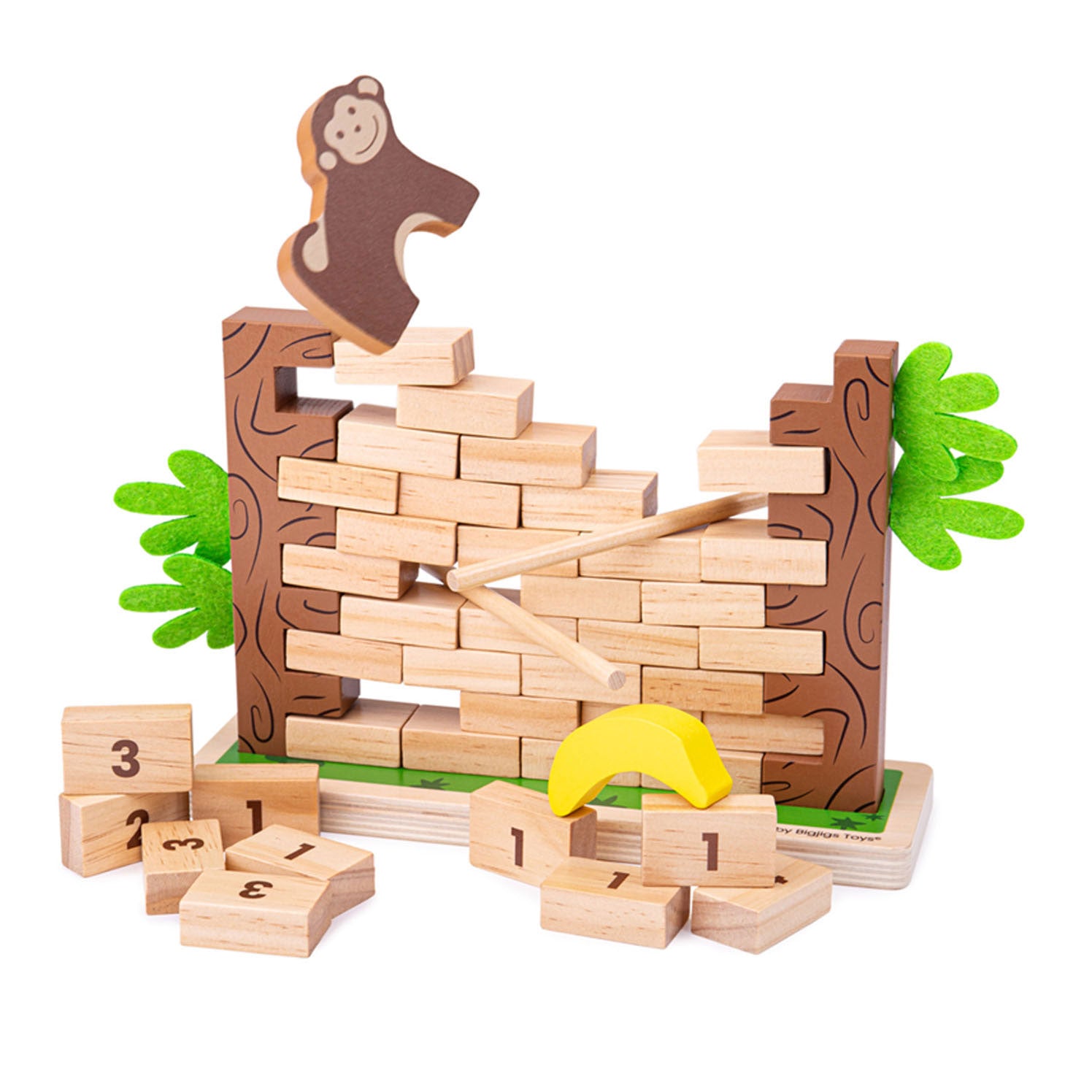 Bigjigs houten kinderspel jungle crash