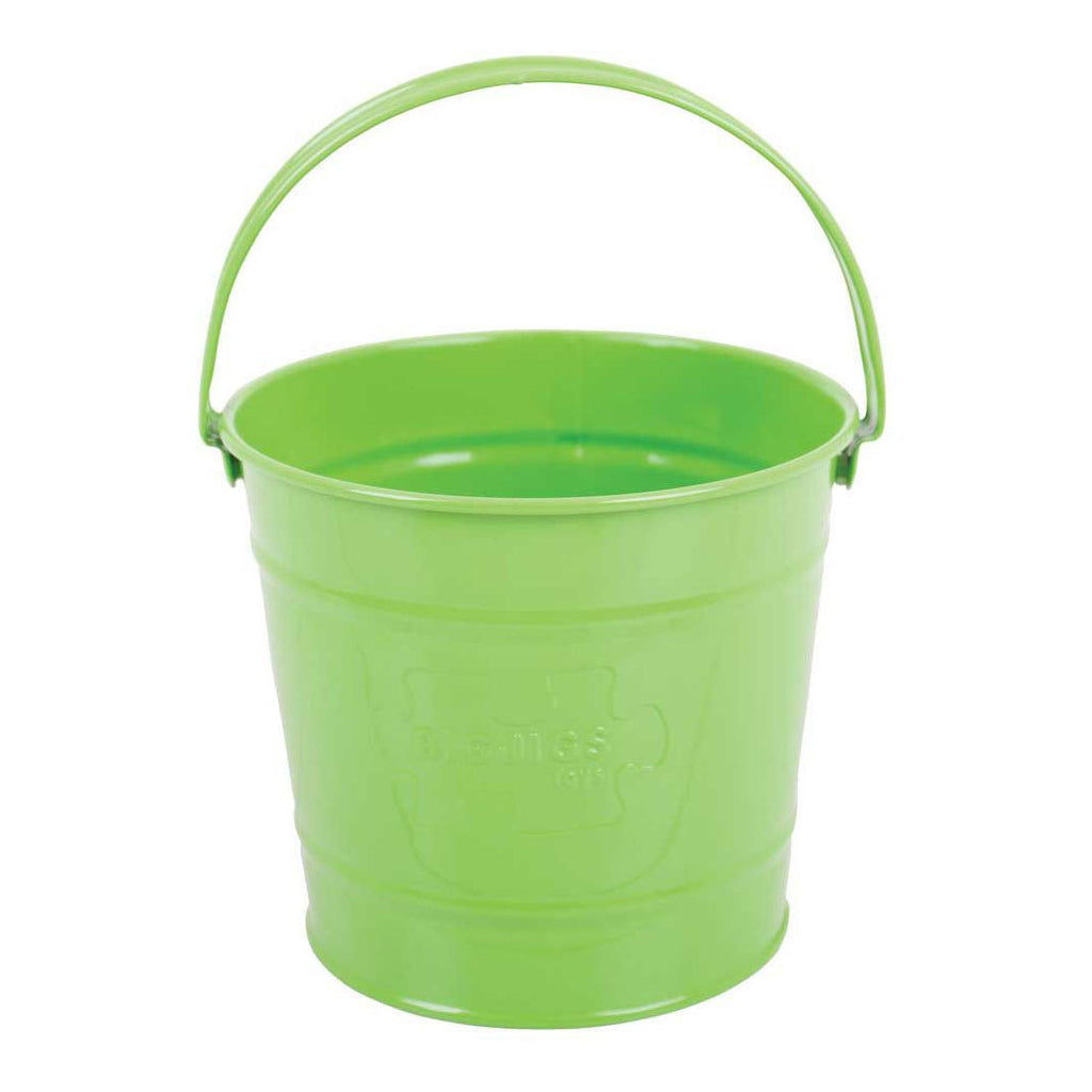 Bigjigs groene metalen emmer