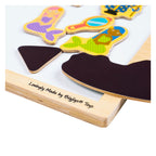 Bigjigs magnetisch bord met houten rand