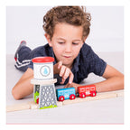 bigjigs houten rails watertoren