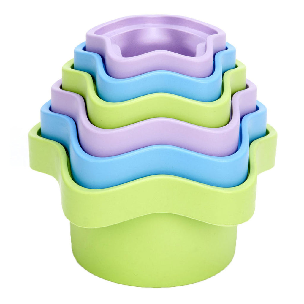 Green toys stapelaar bekers - sterretjes