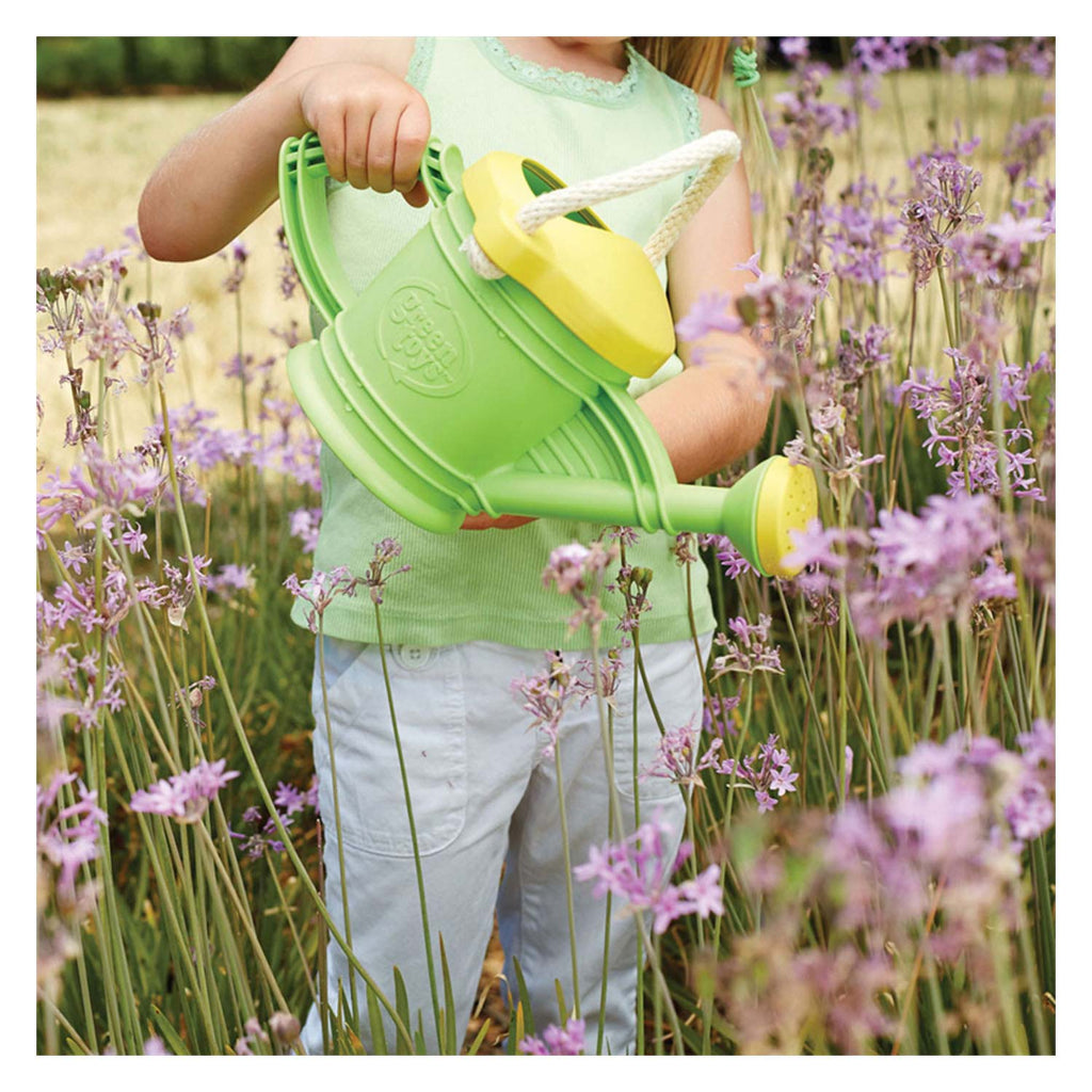 Green toys gieter met tuingereedschap