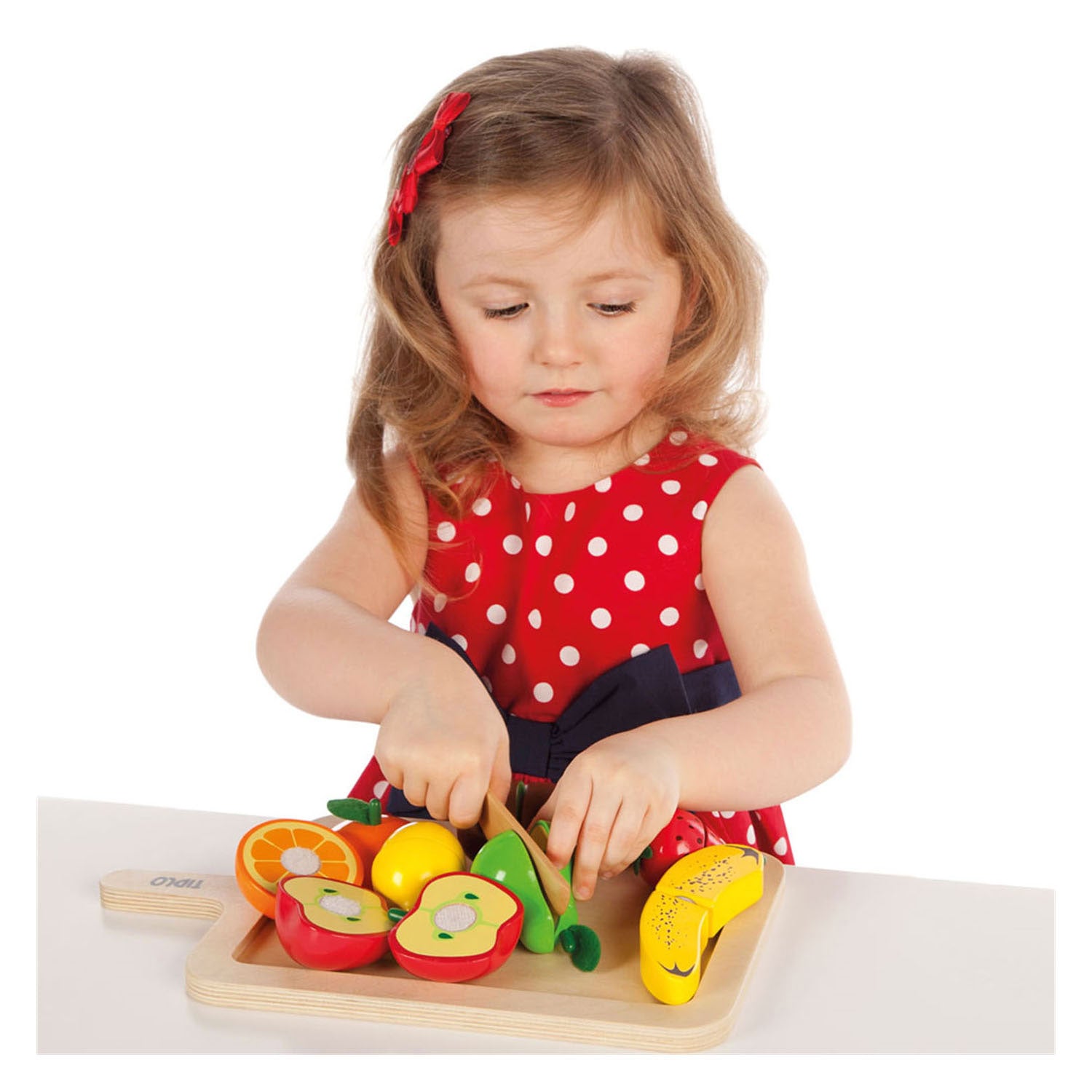 Tidlo houten snijfruit speelset, 16dlg.