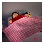 Tidlo houten poppenhuis meubels slaapkamer, 6dlg.