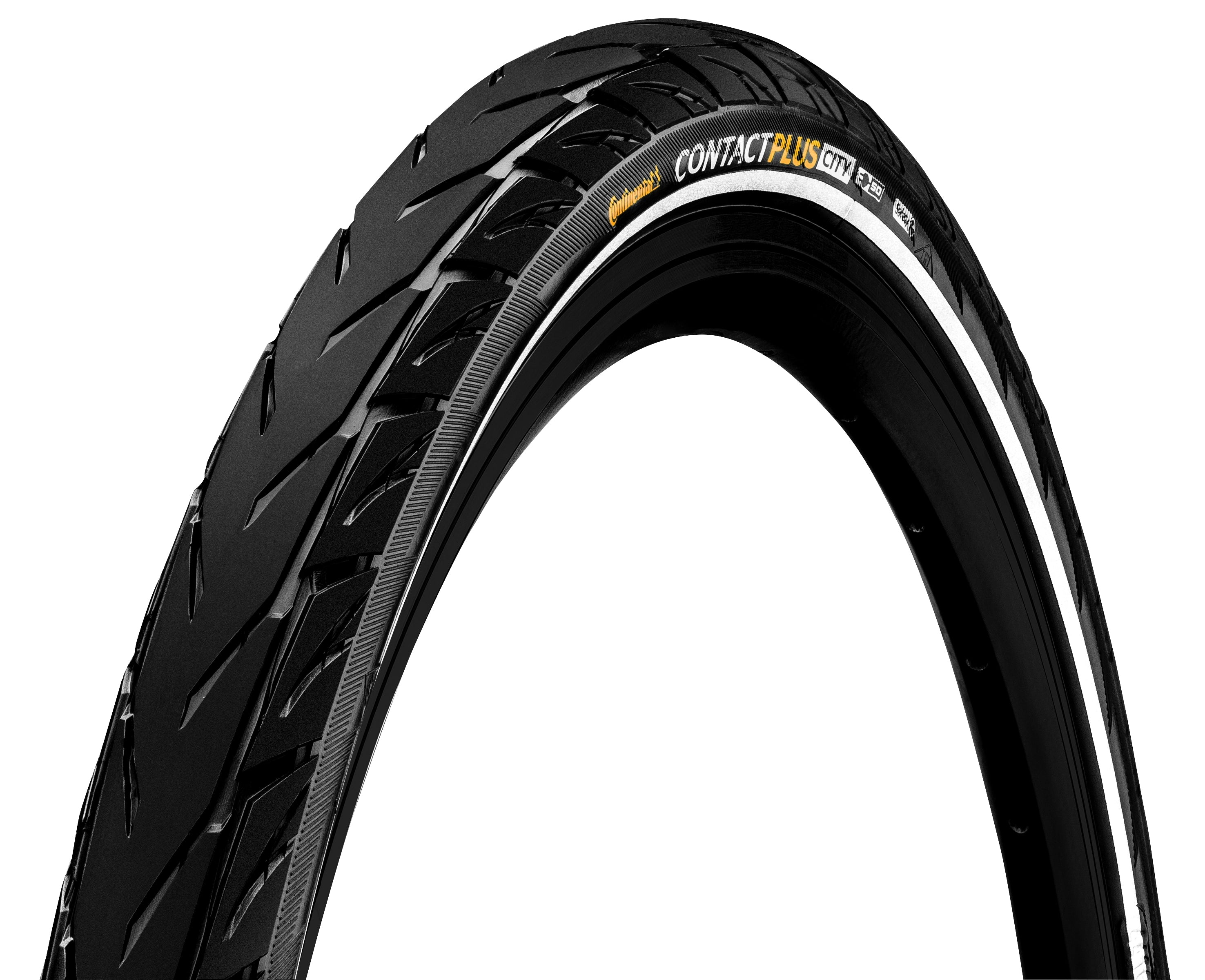 Continental buitenband contact plus city 37-622 (28x1.40) zwart reflex