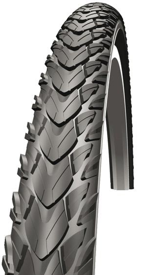 Schwalbe vouwband marathon mondial evo dd 28 x 1.75 47-622mm - zwart met reflectie