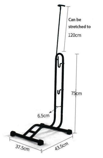 Edge opbergstandaard l-stand voor 1 fiets