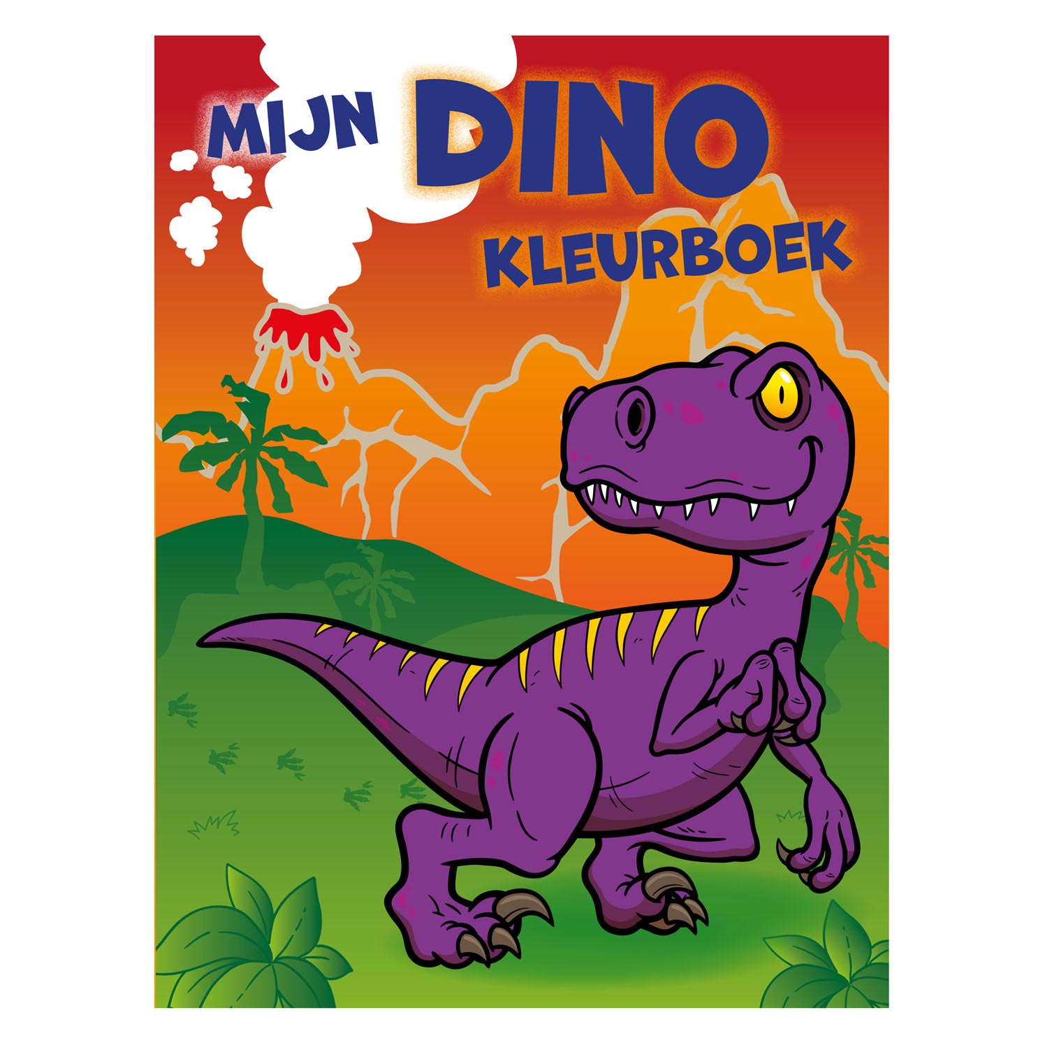 Mijn dino kleurboek a4