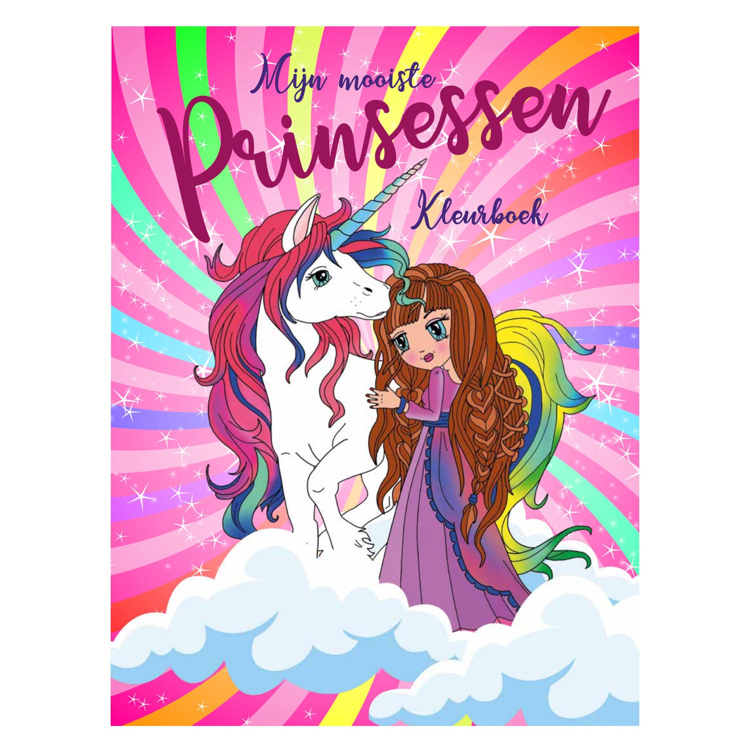 Mijn mooiste prinsessen kleurboek a4