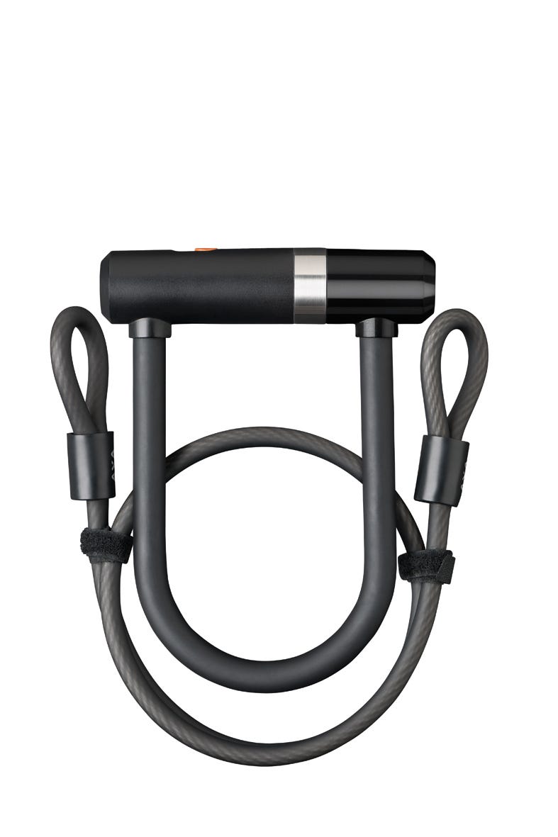 U-slot Newton UL met kabel 1000 x 8 mm zwart