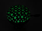 M-Wave Bel ding-dong 80mm zwart-wit, glow in the dark (hangverpakking)