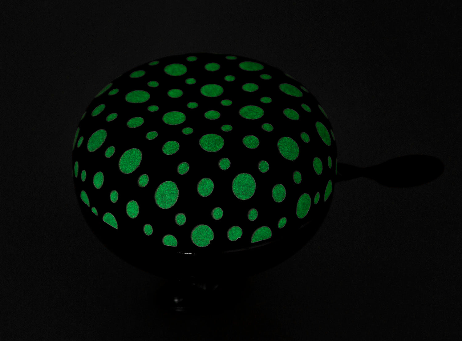 M-Wave Bel ding-dong 80mm zwart-wit, glow in the dark (hangverpakking)