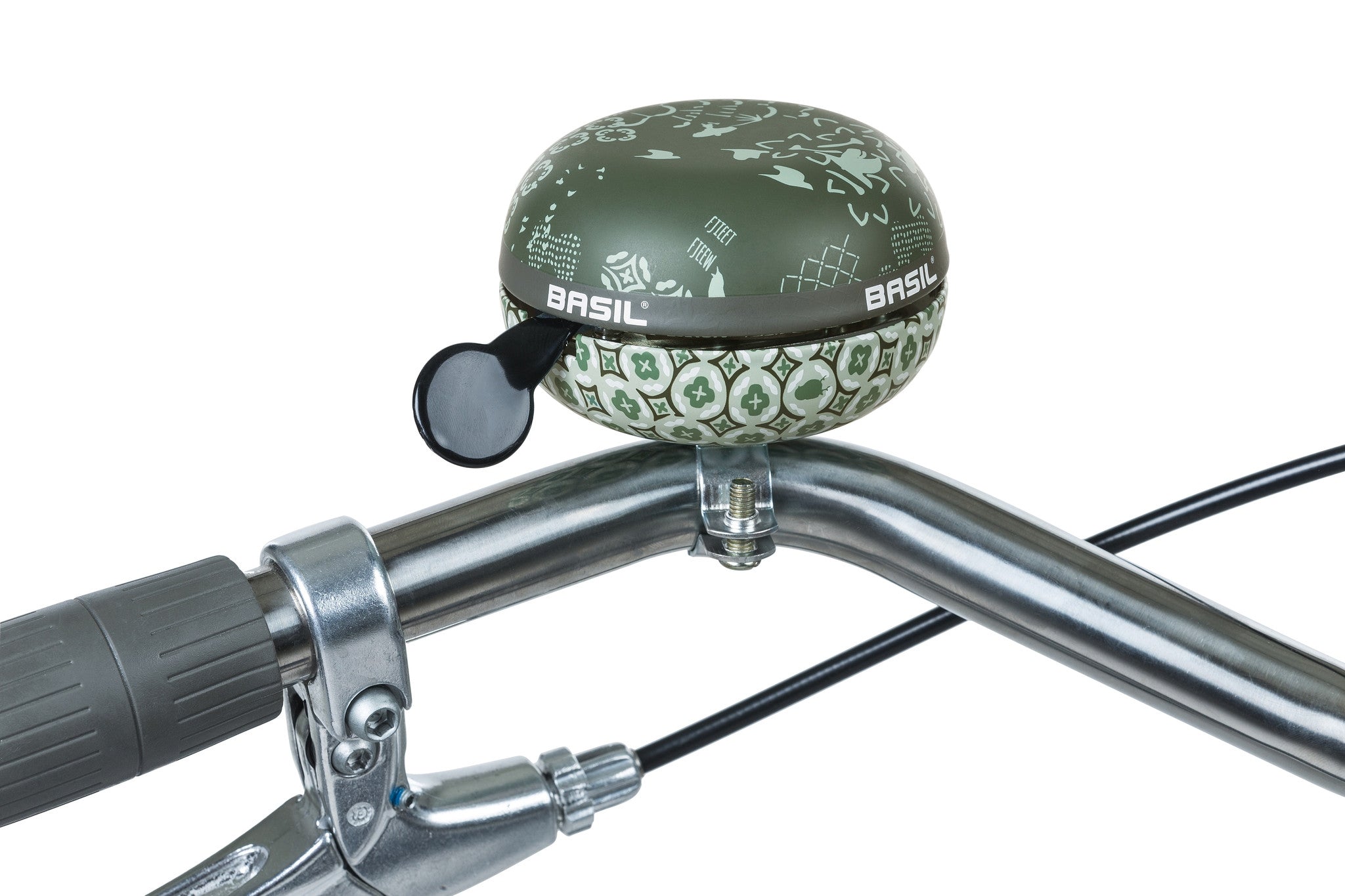 Basil Bohème  - fietsbel - 80 mm - forest green