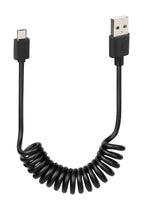 Lampa kabel lampa krulkabel micro usb 1 meter zwart