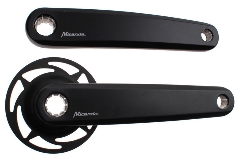 Miranda e-bike crankset bosch 2 isis delta 170mm zwart + r-ring 857720