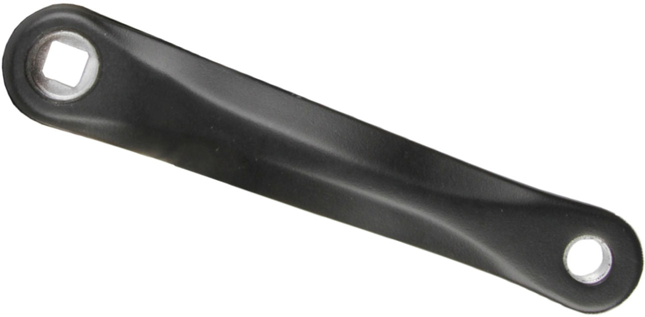 M-wave crankarm links shimano 170mm aluminium - zwart