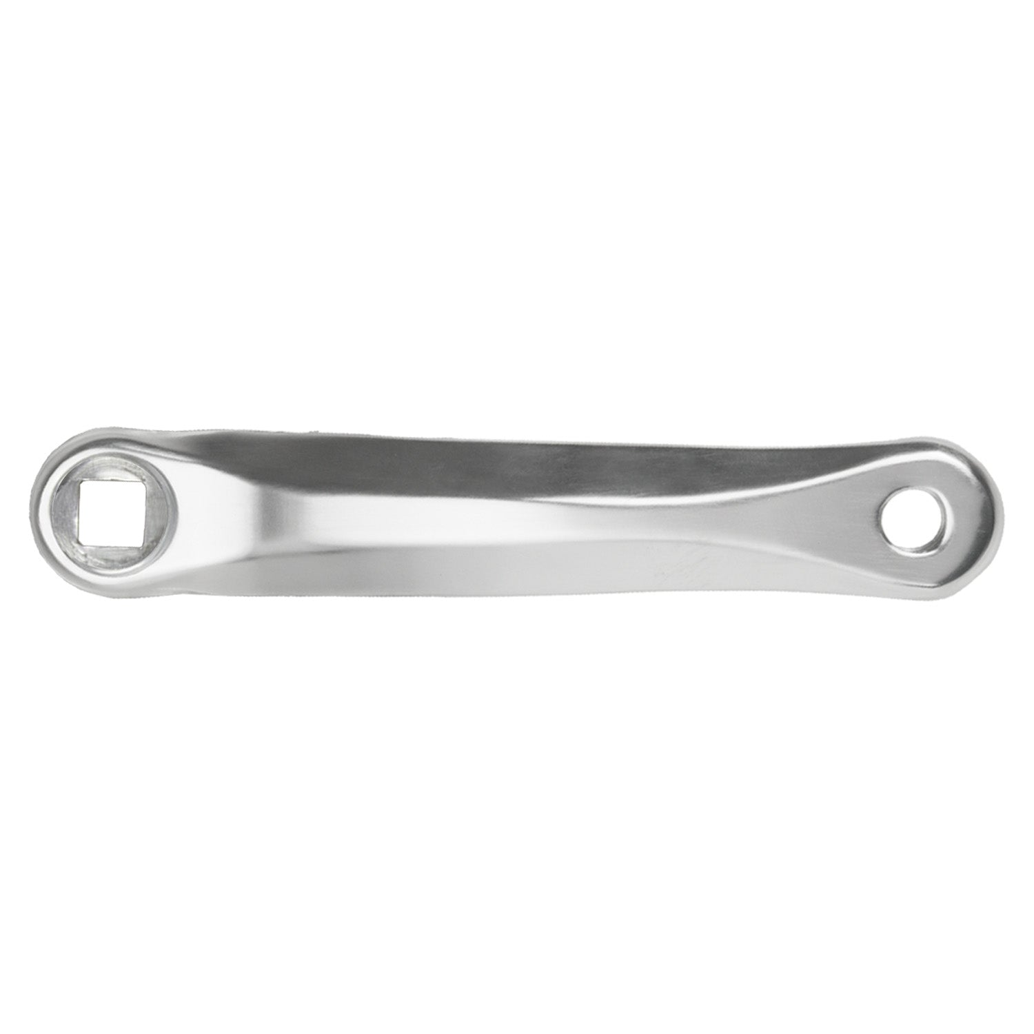 M-wave crankarm links aluminium 170 mm - zilver
