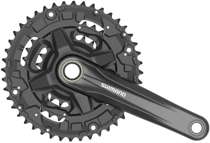 Shimano crankstel 6 7 8 speed tourney fc-ty501 met 175mm crankarm 48 x 38 x 28t - zwart