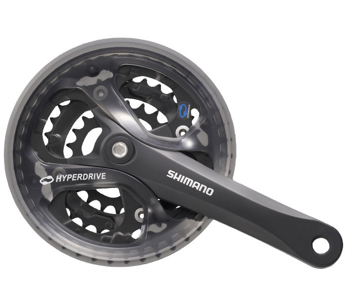 shimano crankstel 7 8 speed acera fc-m361 - 175 48 x 38 x 28t met kettingscherm - zwart