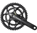Shimano crankstel 2 x 9 speed road fc-rs345 - 175 50-34t octalink - zwart