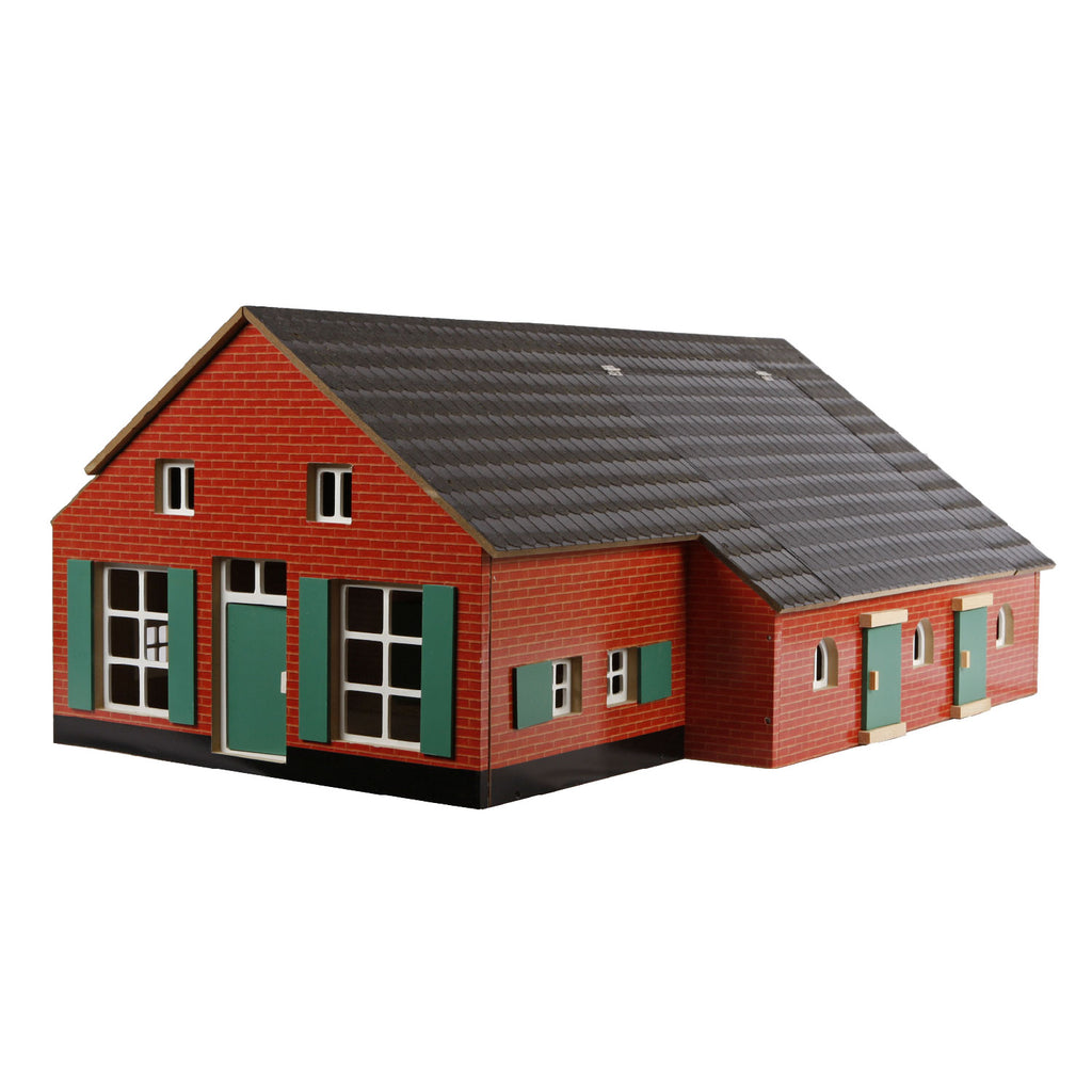 Kids globe boerderij woonhuis met stal, 1:32