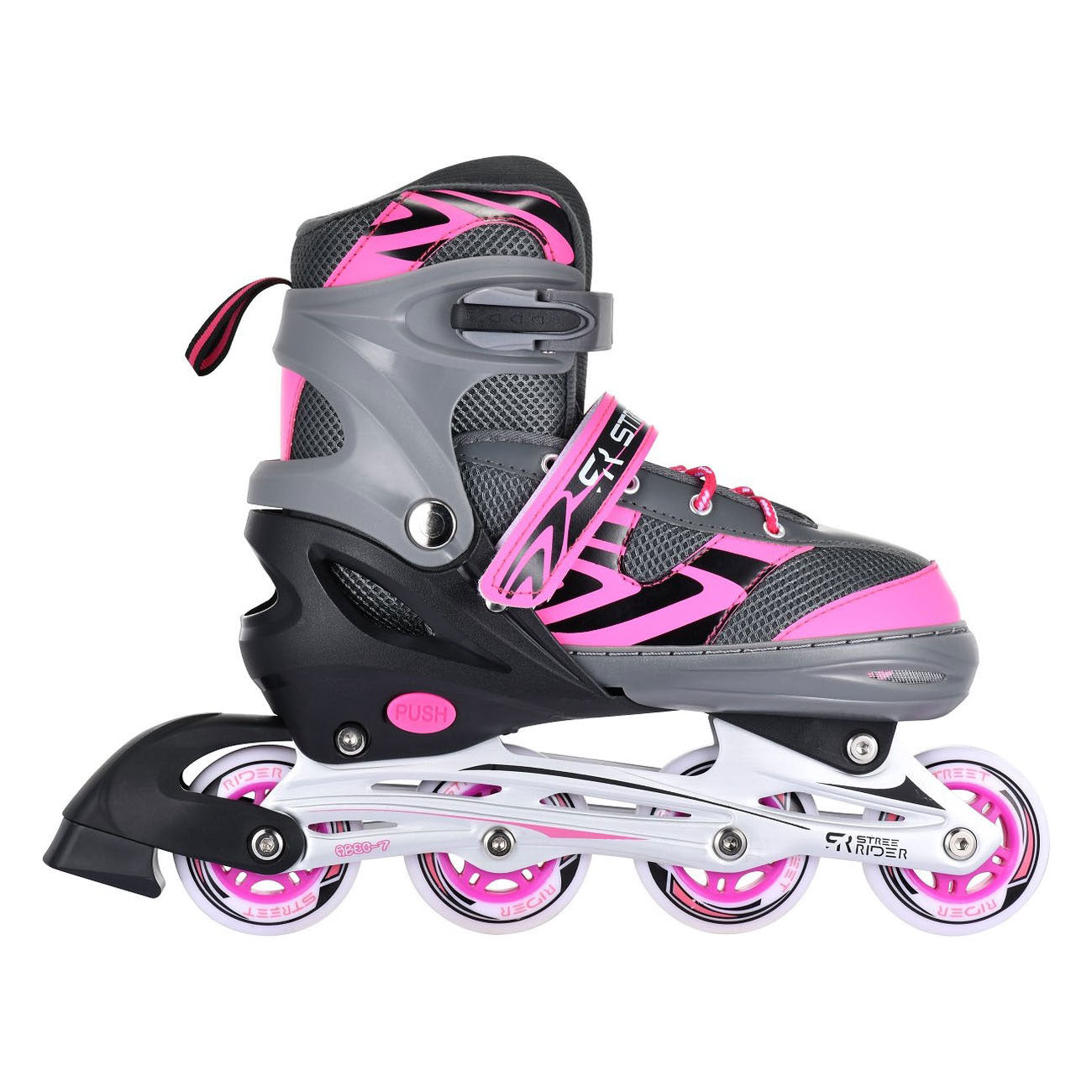 Skeelers roze grijs, maat 33-36