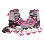 Street rider skeelers roze grijs, maat 37-40