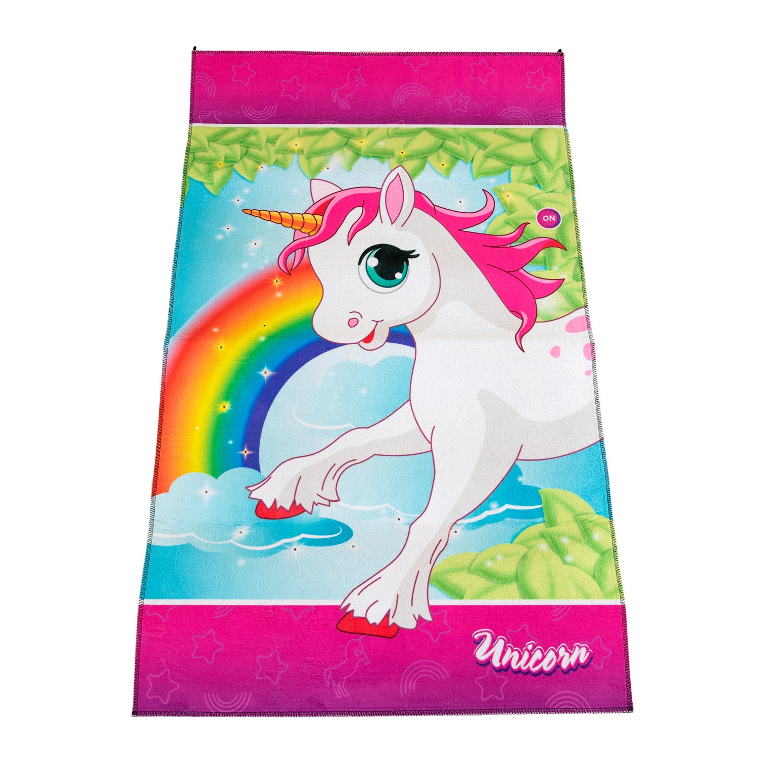 Unicorn kleed met led lichtjes 72x120cm