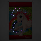 Unicorn kleed met led lichtjes 72x120cm