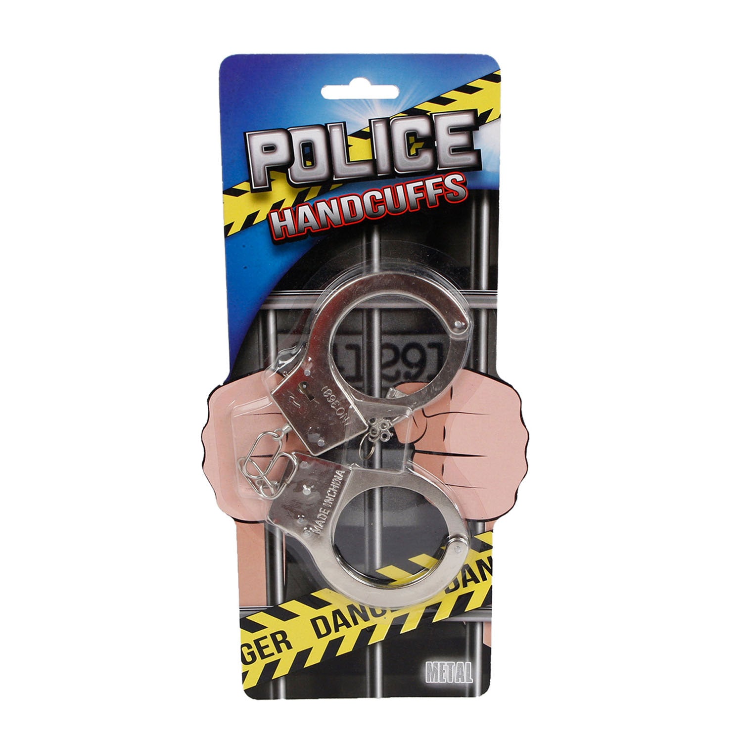 Handboeien metaal 'police'